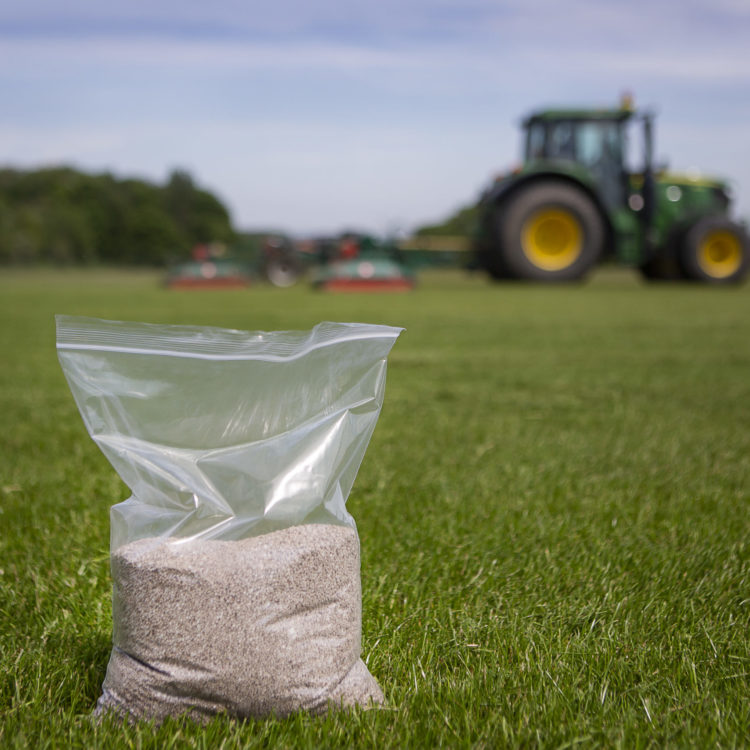 A bag of autumn fertiliser