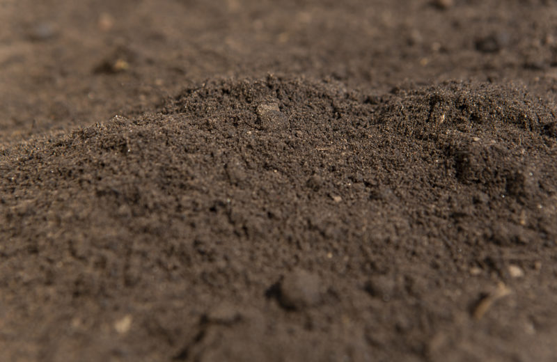 A close up image of premium topsoil