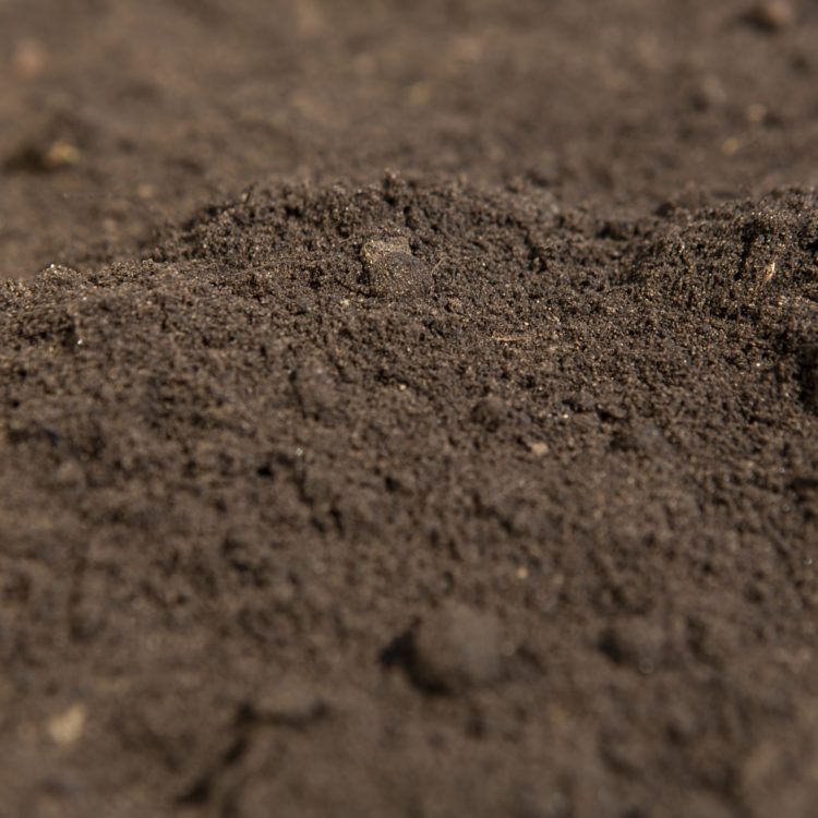 A close up image of premium topsoil