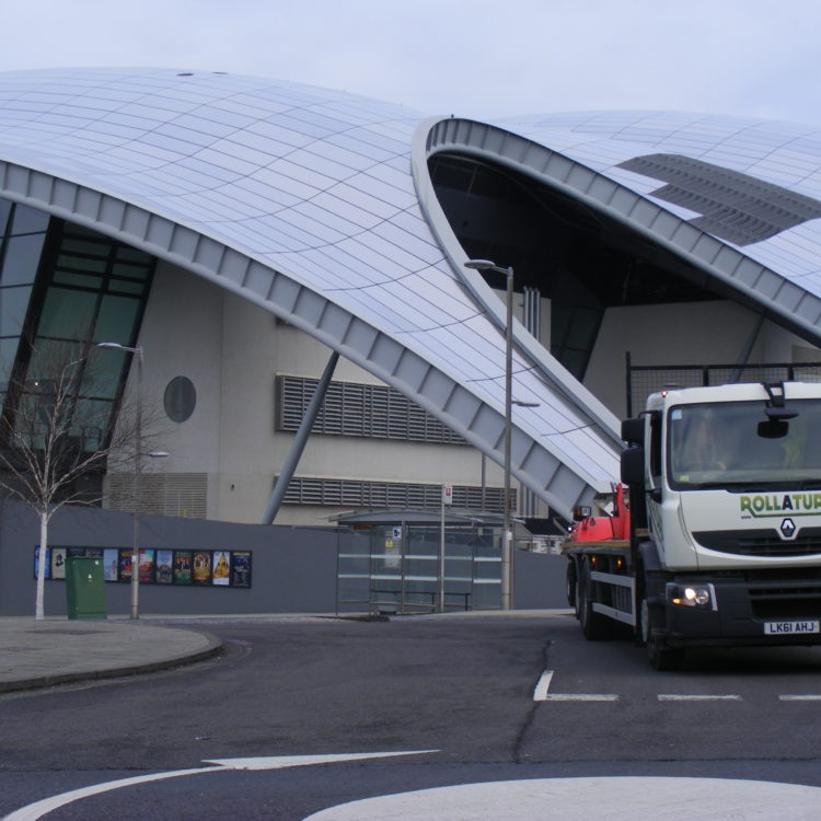 Rollaturf delivery wagon in Newcastle upon Tyne